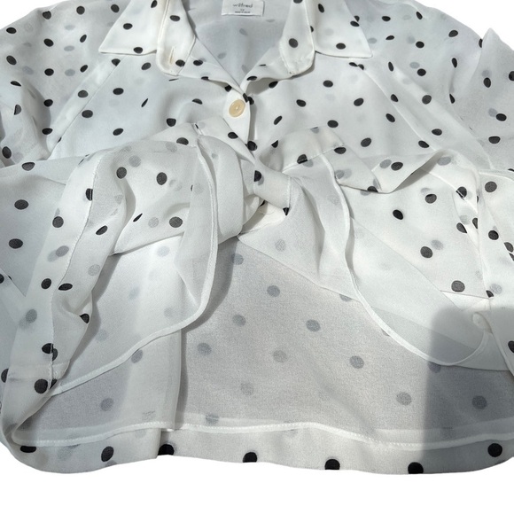 ARITZIA Wilfred Free Polka Dot Blouse EUC - Picture 6 of 9